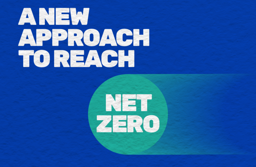Graphic reading "A new approach to reach Net Zero"