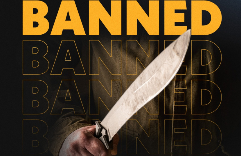 Gareth welcomes the ban on machetes and zombie-style knives