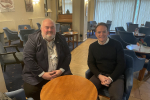 Gareth Davies MP with Cllr Robert Leadenham