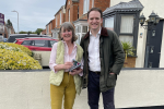 Gareth Davies MP with Cllr Sue Woolley