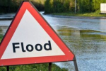 Image of a flood warning sign