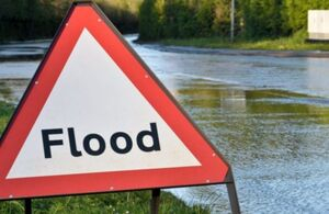 Image of a flood warning sign